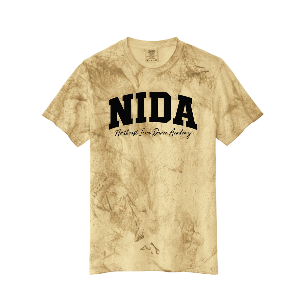 NIDA Varsity Block Color Blast Tee - Comfort Colors (1745)