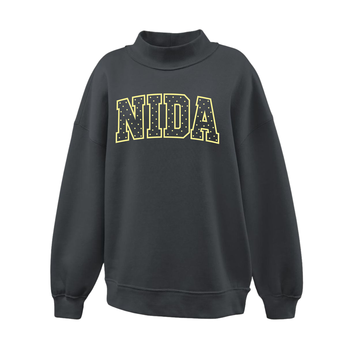NIDA Youth Mock Neck - Pennant
