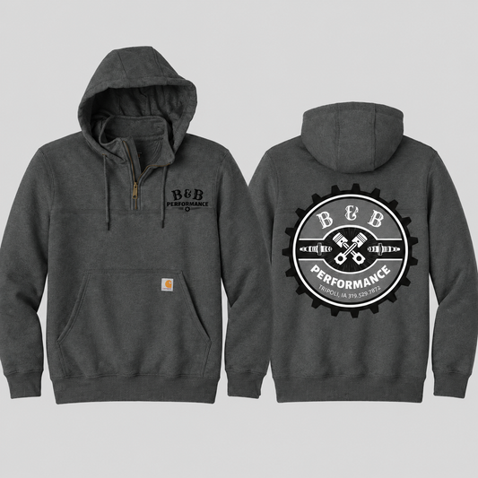 Carhartt® Rain Defender® Paxton Heavyweight Hooded Zip Mock Sweatshirt
