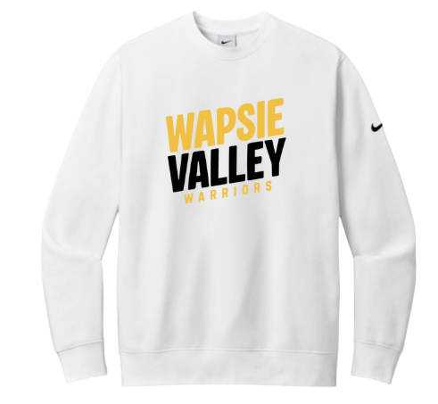 Nike Club Fleece Sleeve Swoosh Crew