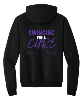Port & Co™ Core Fleece Pullover Hooded Sweatshirt- Swing for a Cure