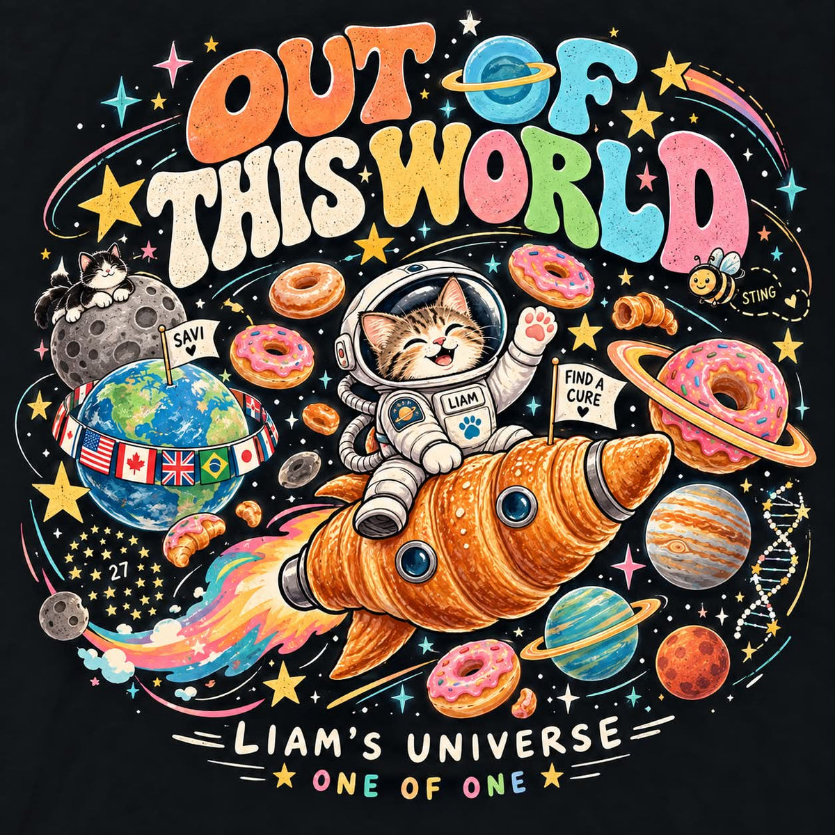 Liam's Universe T-Shirt Order