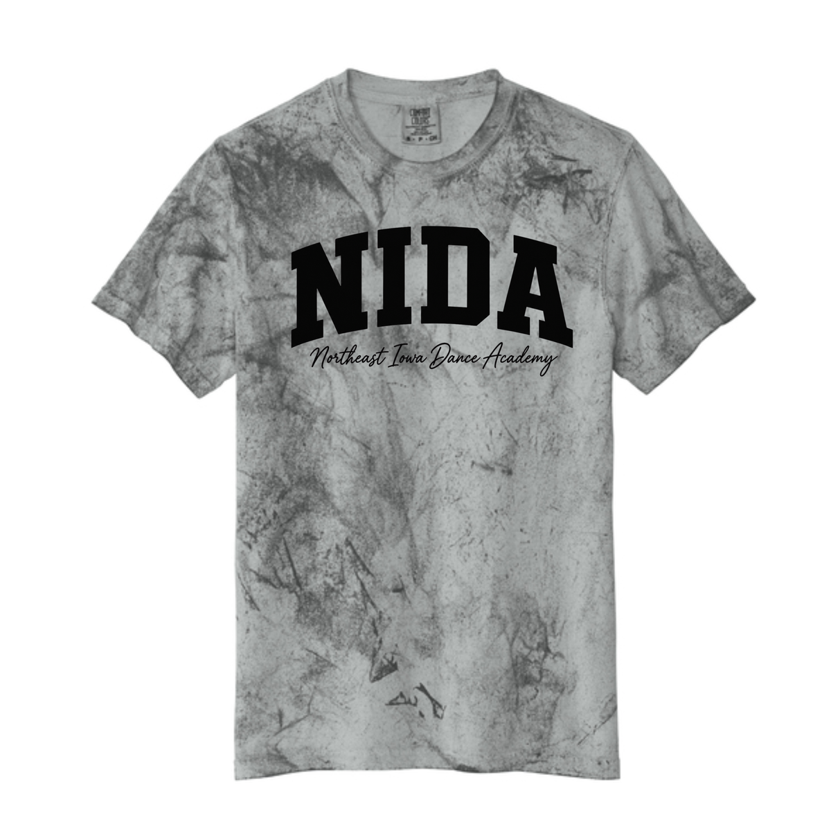 NIDA Varsity Block Color Blast Tee - Comfort Colors (1745)
