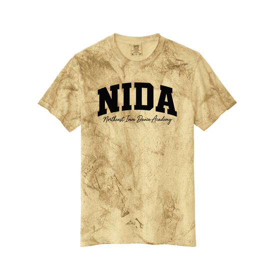 NIDA Varsity Block Color Blast Tee - Comfort Colors (1745)