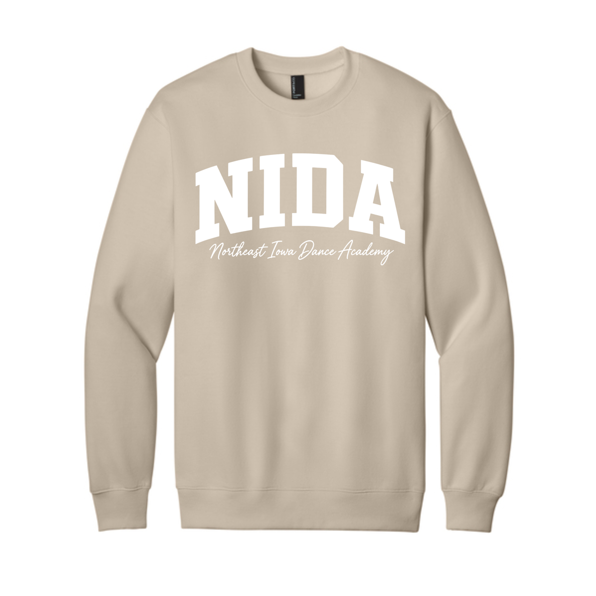 NIDA Varsity Block Crewneck - Gildan (18000)