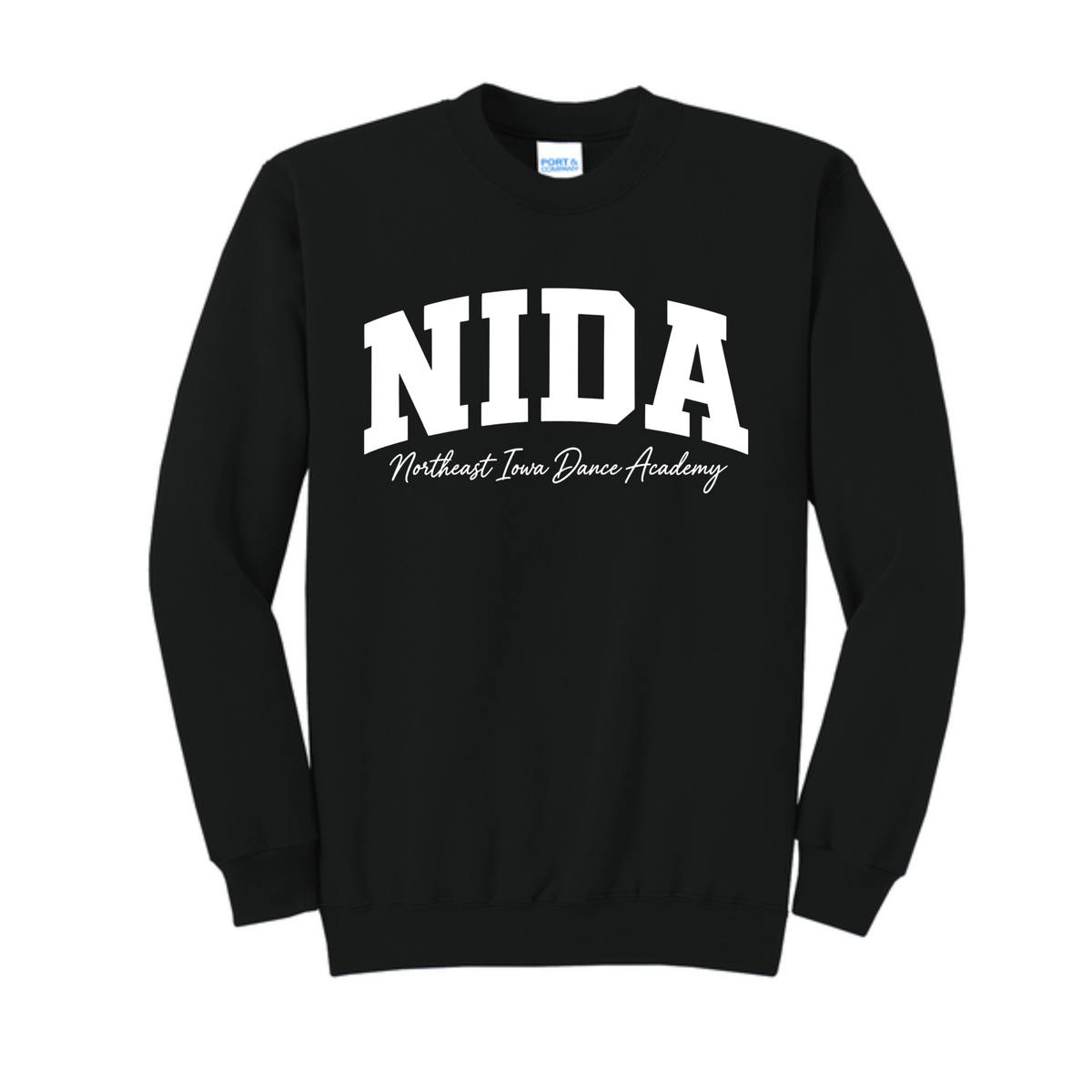 NIDA Varsity Block Crewneck - Gildan (18000)