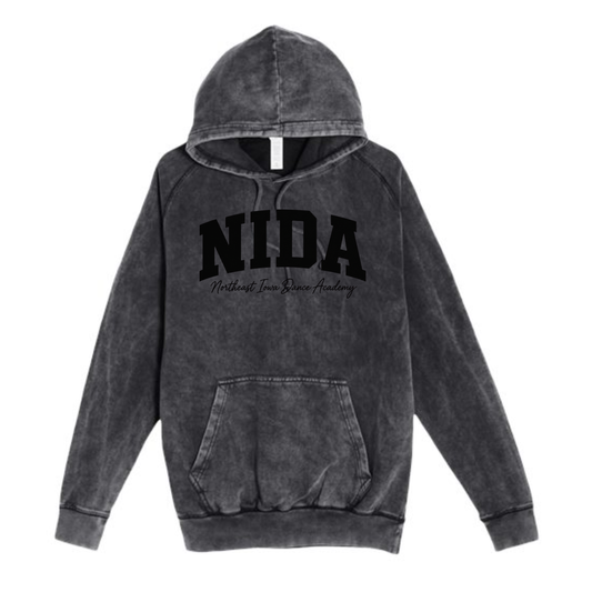 NIDA Acid Wash Hoodie - Colortone