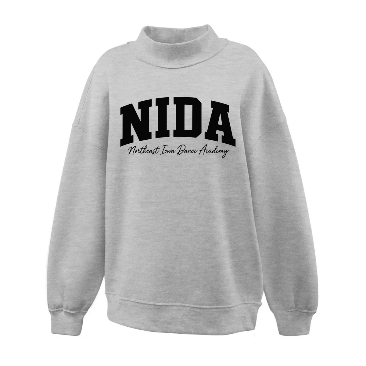 NIDA Youth Mock Neck - Pennant