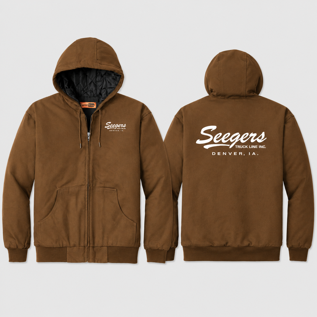 CornerStone® Duck Cloth Hooded Work Jacket