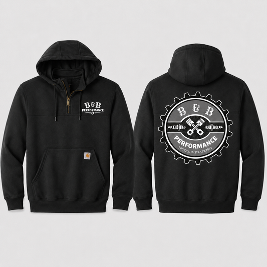 Carhartt® Rain Defender® Paxton Heavyweight Hooded Zip Mock Sweatshirt