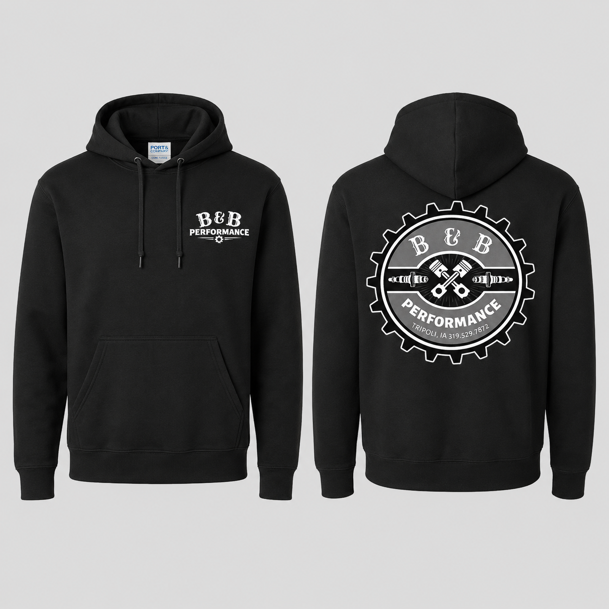 Port and Company Core Fleece Hooded Sweatshirt