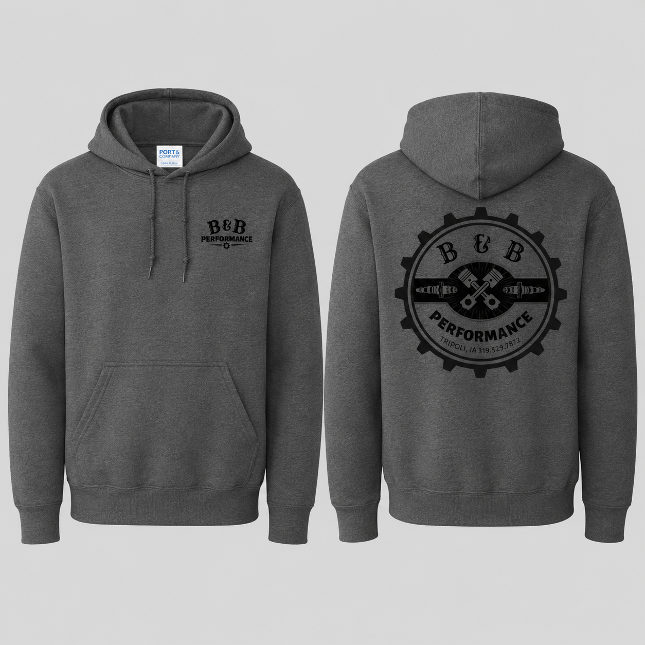 Port and Company Core Fleece Hooded Sweatshirt