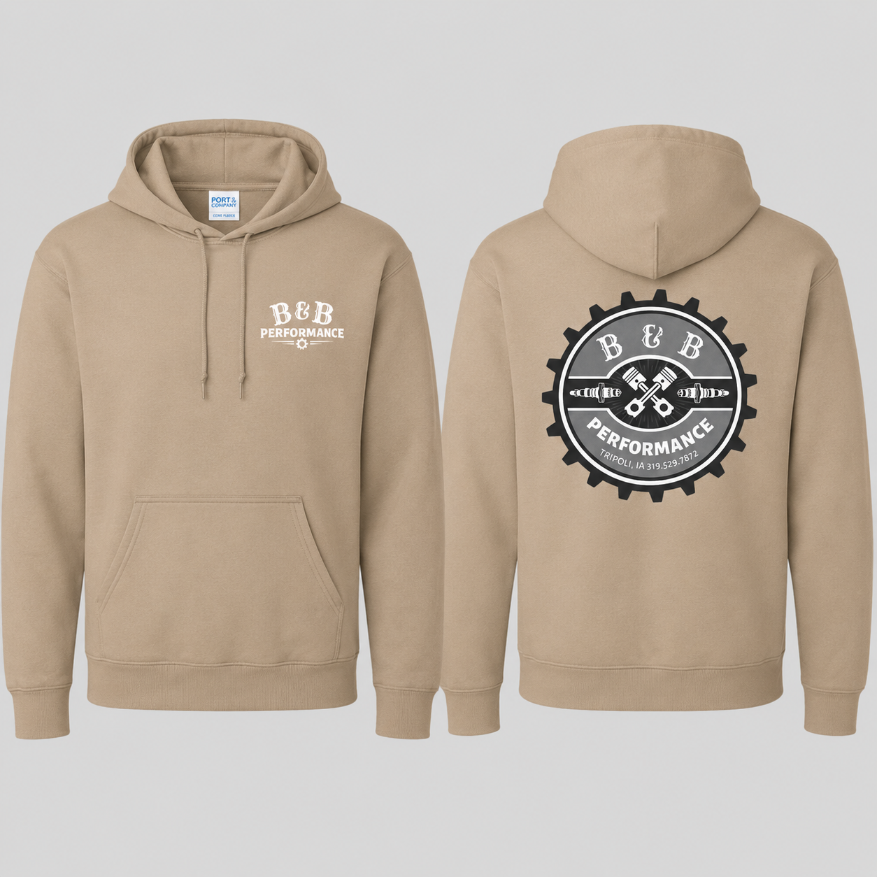 Port and Company Core Fleece Hooded Sweatshirt