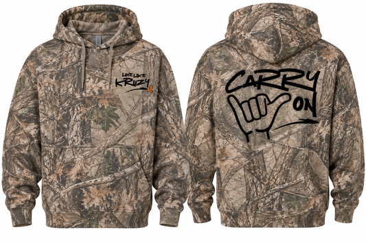 Independent Trading Co. IND4000 Heavyweight Hooded Sweatshirt - Deadwood Tree Camo