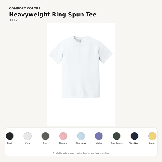 Comfort Colors Garment-Dyed Heavyweight T-Shirt (1717)
