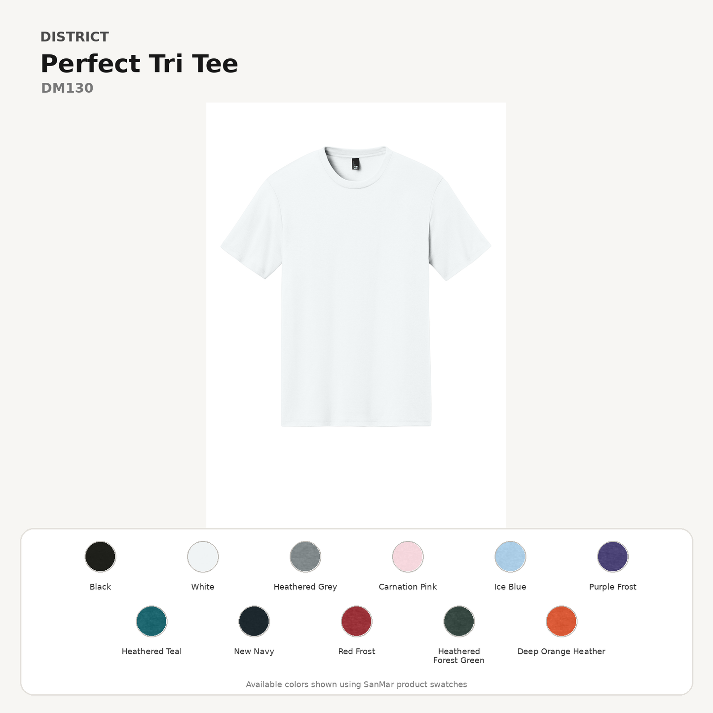 District Perfect Tri Tee (DT121)