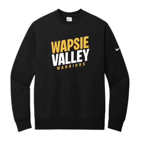 Nike Club Fleece Sleeve Swoosh Crew