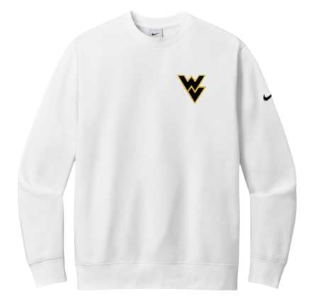 Nike Club Fleece Sleeve Swoosh Crew LC Design