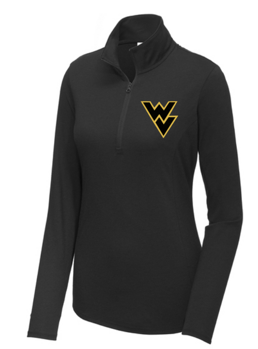 Sport-Tek® Women's PosiCharge® Tri-Blend Wicking 1/4-Zip Pullover
