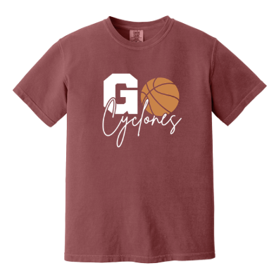 Comfort Colors® Heavyweight Ring Spun Tee Basketball