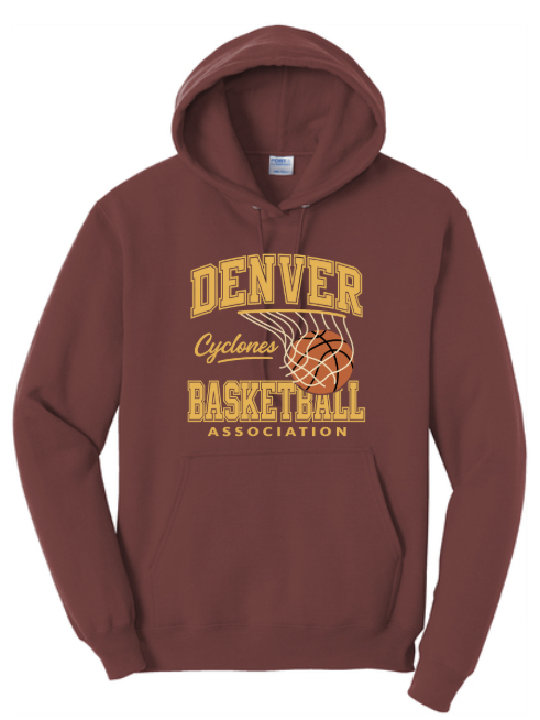 Port & Co™ Core Fleece Pullover Hooded Sweatshirt Maroon