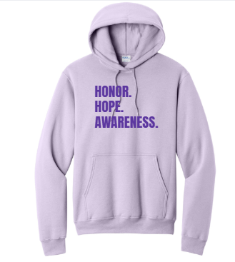 Port & Co™ Core Fleece Pullover Hooded Sweatshirt- Honor. Hope. Awareness