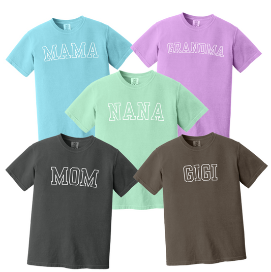 Comfort Colors Custom Mother's Day T-Shirt
