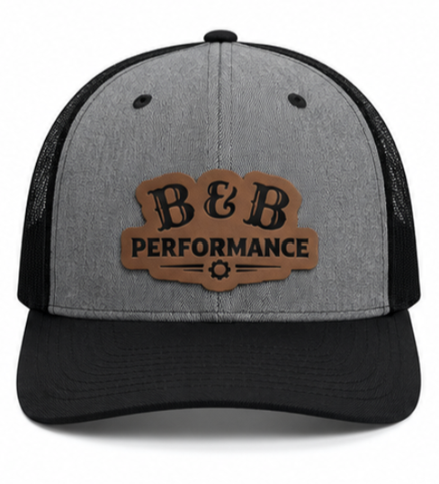 Richardson 112 Leather Patch Trucker Hat